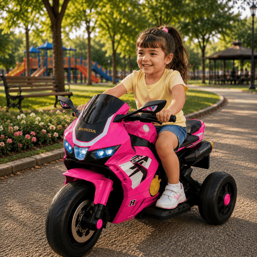 Moto Elétrica Bang Toys Honda CBR Edge Titan Rosa 12V