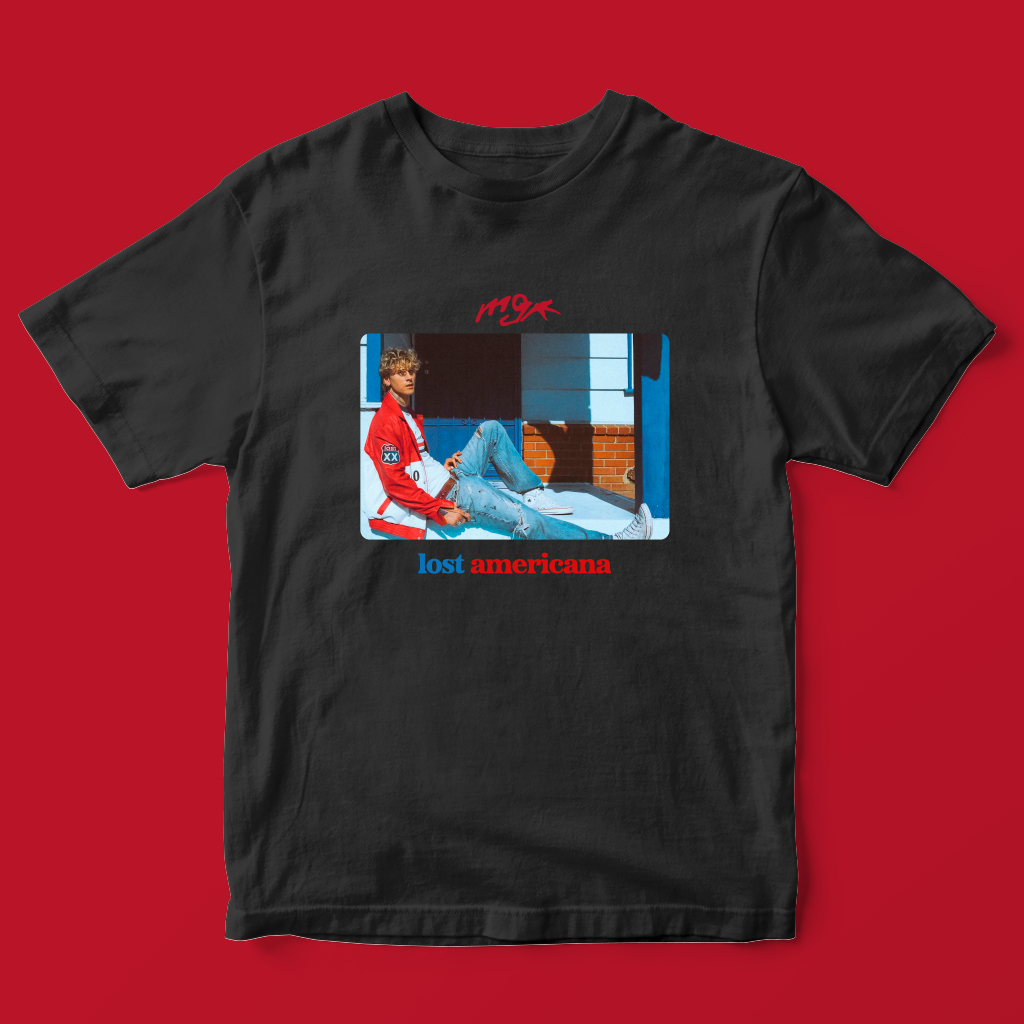 Camiseta Lost Americana (Machine Gun Kelly) de Algodão Unissex