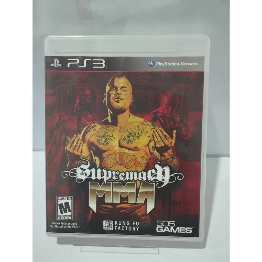 Supremacy MMA PS3 Midia Digital Semi Novo