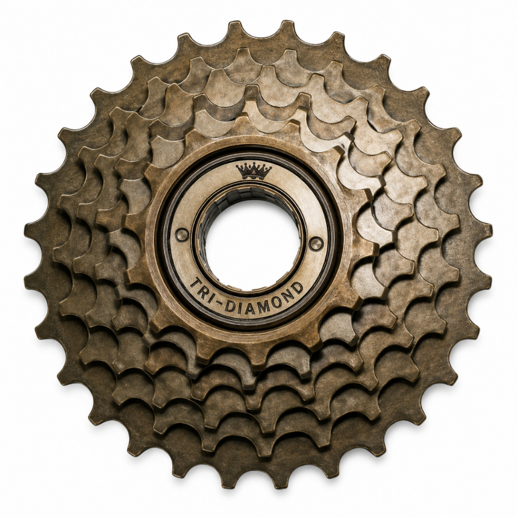 CATRACA 6 VELOCIDADES ROSCA 14/28 DENTES DOURADA PARA BIKE MTB