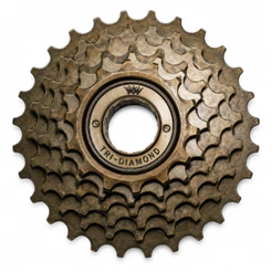 CATRACA 6 VELOCIDADES ROSCA 14/28 DENTES DOURADA PARA BIKE MTB