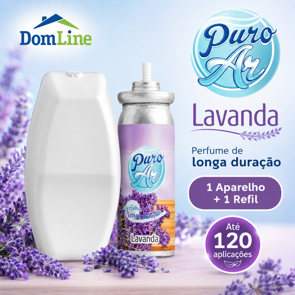 Aromatizador Odorizador Puro Ar Lavanda 12ml Aparelho