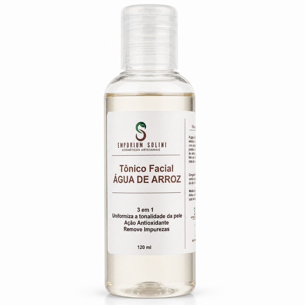 Tônico Facial Emporium Solini Água de Arroz – Limpeza, Frescor e Cuidado Diário