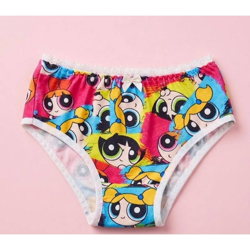 Kit 5 Calcinhas Menina Infantil  Estampas Sortidas Forro 100% Algodão Não Apertar Macias e Confortável Suede