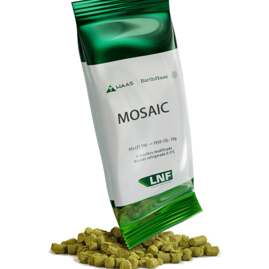 Lúpulo Mosaic-LNF-50g Pellet