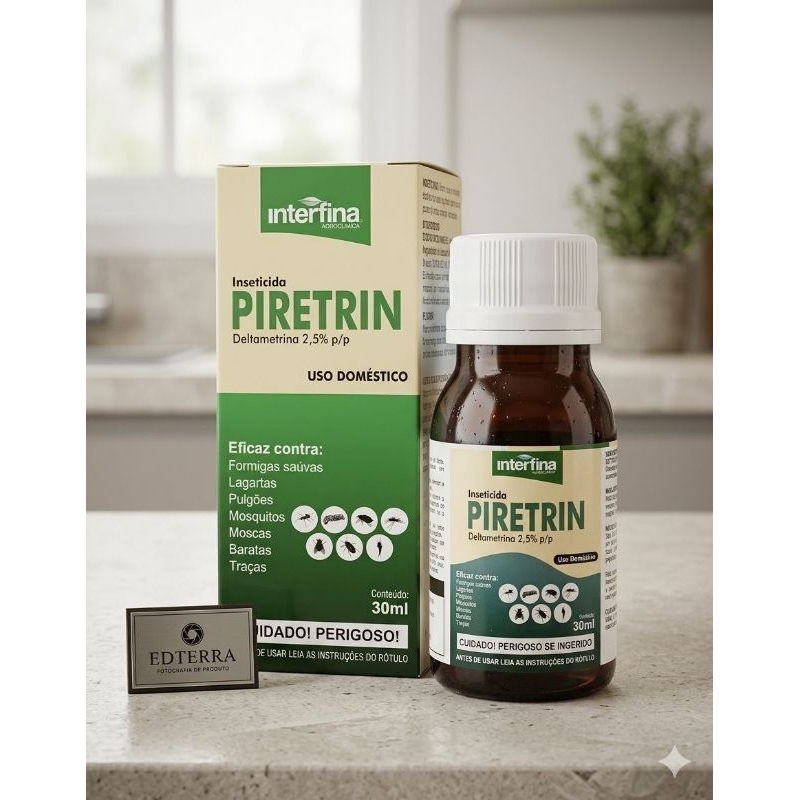 Piretrin Inseticida Deltametrina combate FORMIGAS SAÚVAS, LARGATAS, PULGÕES, MOSQUITOS, MOSCAS, BARATAS, TRAÇAS