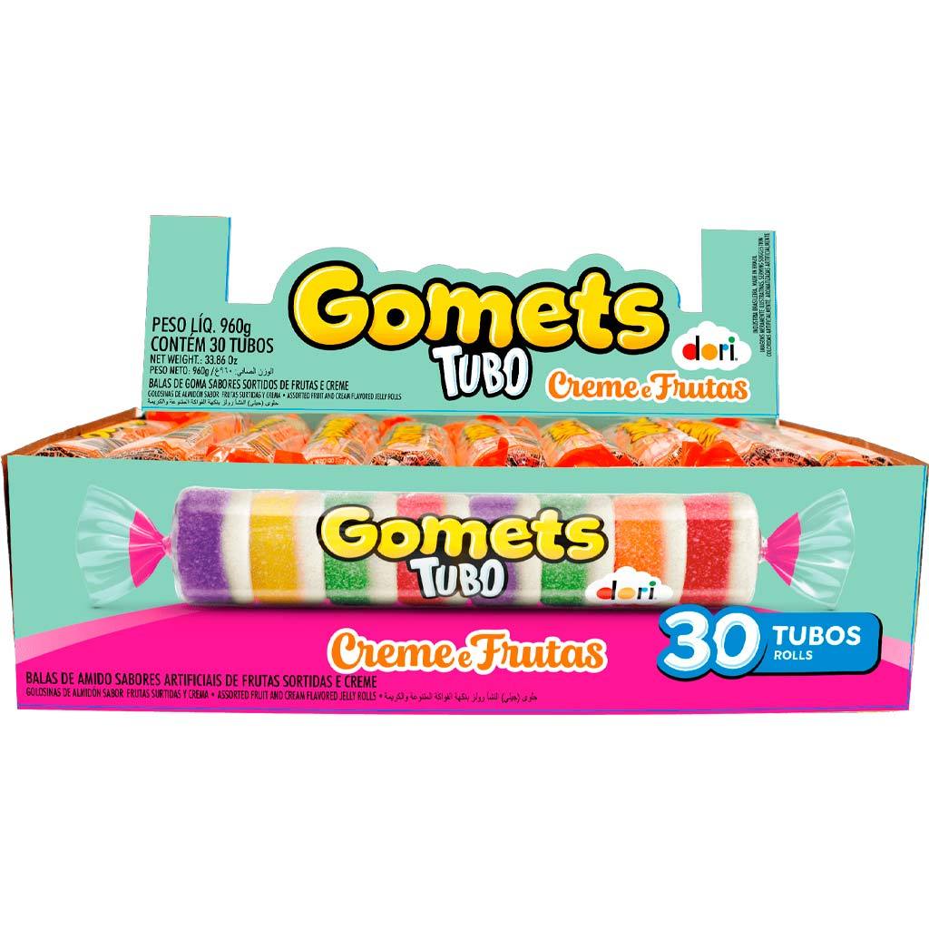 Bala de Goma Gomets Creme e Frutas c/30 - Dori