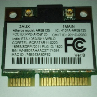Placa Wi-Fi Pci Wireless Ar5b125 150MB/s