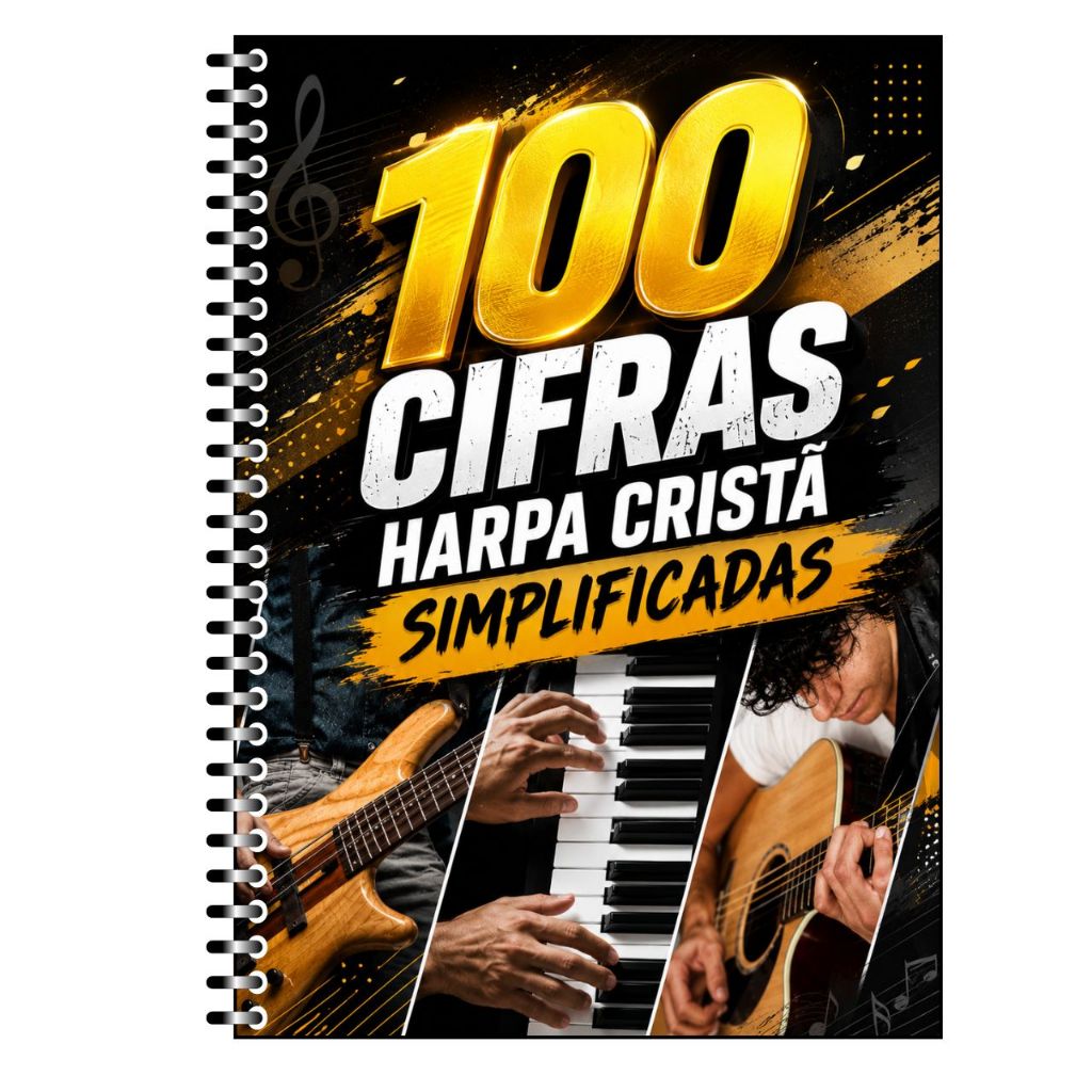 100 Cifras Harpa Cristã Simplificadas Violão Teclado Vol.1
