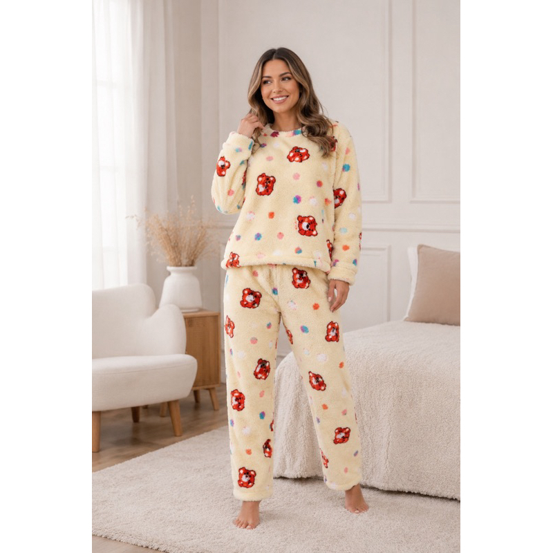 Pijama Estampado Ursinho Teddy