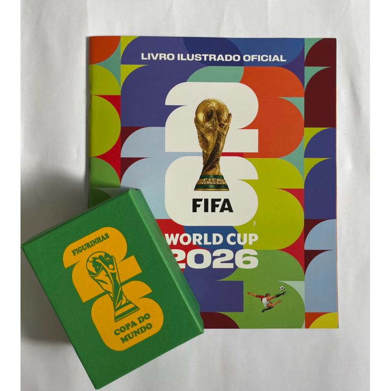 Álbum Oficial Copa do Mundo 2026 + Porta Figurinhas