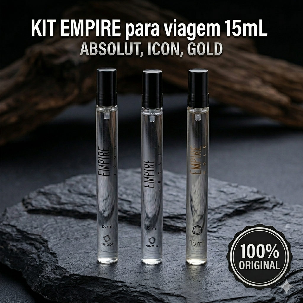 Kit Pockets Empire (INCLUI: EMPIRE ICON, EMPIRE GOLD, EMPIRE ABSOLUT)
