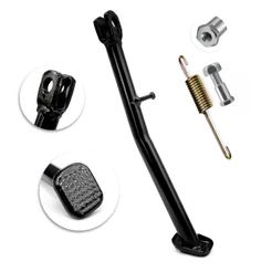 Cavalete Lateral XRE 300 2009 a 2022 Preto completo com Parafuso e Mola