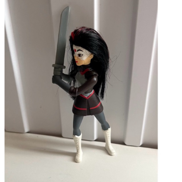 Boneca Super Heroína Japonesa Samurai 13cm Katana (Usado)