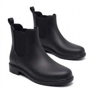 Bota Galocha Feminina Limpeza Chelsea Emborrachada Antiderrapante Trabalho Chuva PVC