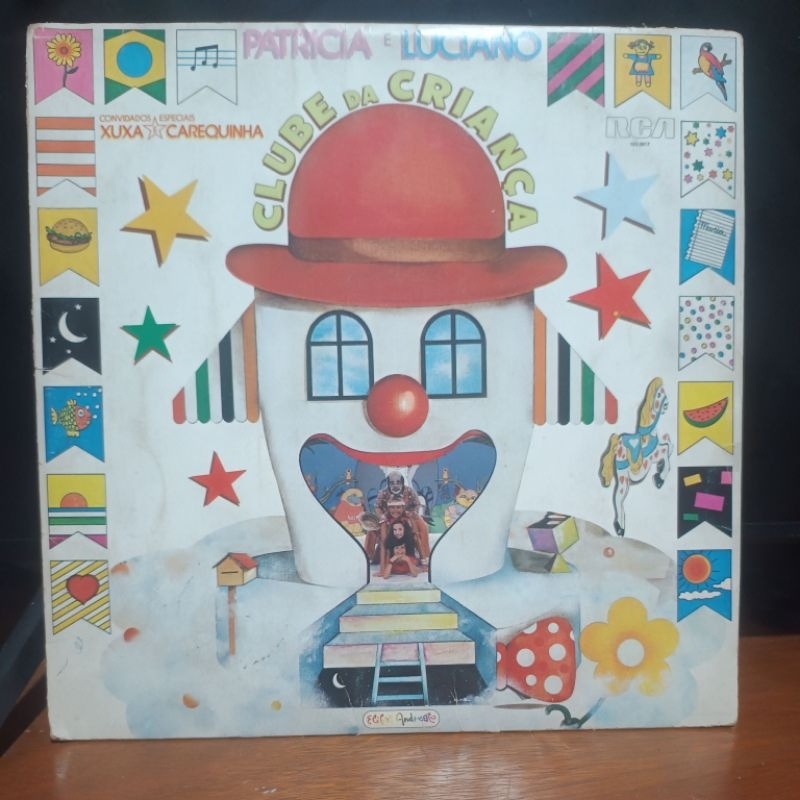 LP CLUBE DA CRIANÇA - XUXA E CAREQUINHA, PATRICIA E LUCIANO
