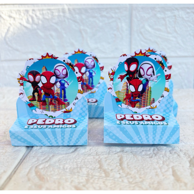Porta bis duplo Spidey e seus amigos / homem aranha/ lembrancinhas / festa infantil
