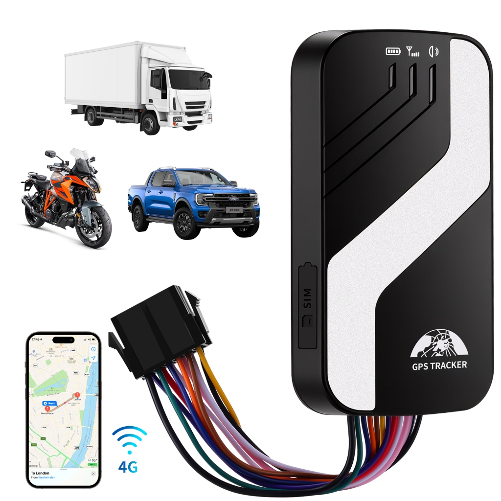 TK403G Mini Rastreador Veicular Gps 4g Zover Com Bloqueador Carro Moto Preto América Do Sul