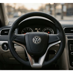 Volante Esportivo Cruze Grafite Fox Polo Golf Novo Voyage Jetta Spacefoxx G2 G3 G4 G5 G6 G7