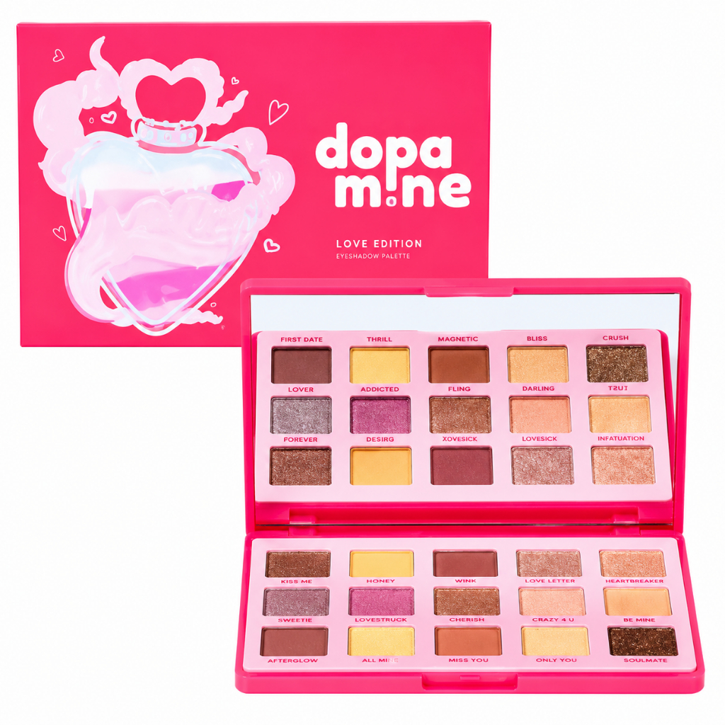 Paleta de Sombras Dopamine Ruby Rose 15 Cores Original