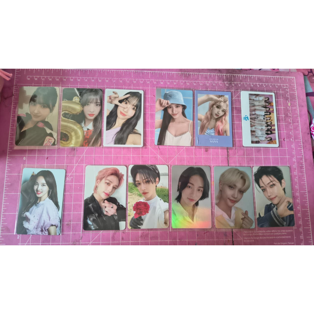 PHOTOCARD OFICIAL REGULARES, IRREGULARES TWICE & CHAEWON LE SSERAFIM & STRAYKIDS