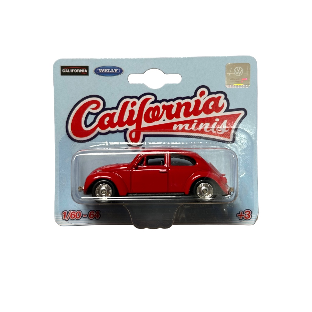 Detalhes do Miniatura Welly California Minis Volkswagen Fusca Kombi Santana T3 Coleção Escala 1:64
