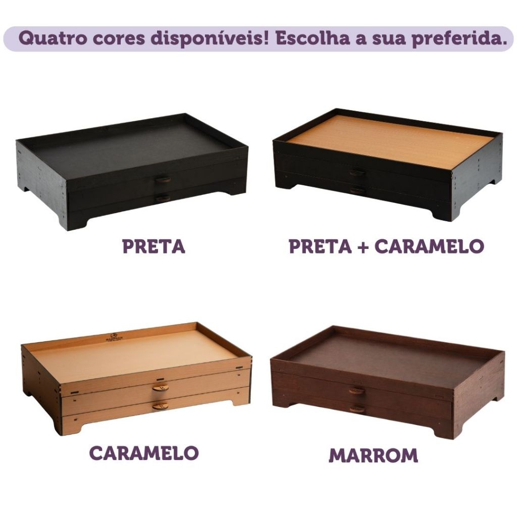 Bandeja Organizadora Porta 80 Cápsulas Para Café Dolce Gusto Nespresso Premium Apoio De Servir Café — imagem 2 de 2