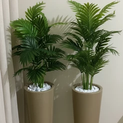 Kit 2 Planta Coqueiro Artificial Palmeira Areca Sem Vaso Decoração