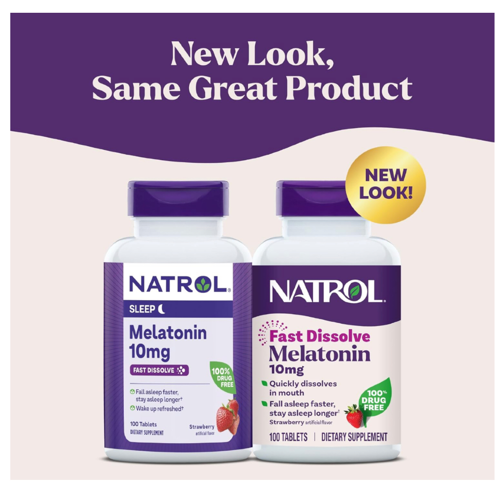 Suplemento 10mg 100-caps.Melat.onin Natrol