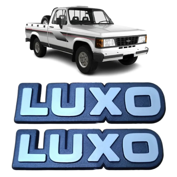 Par Emblema D20 Luxo 1985 A 88 89 90 91 92 93 94 95 96 Cinza