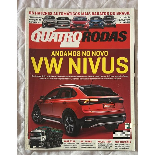 Revista Quatro Rodas Vw Nivus Audi Mercedes Gla Carros 24539