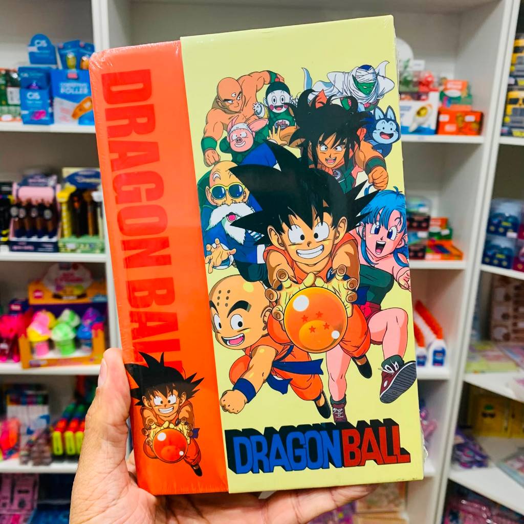 Caderno Capa Dura Dragon Ball Anime Colecionável Premium Luxo Otaku Agenda Caderneta Mangá Geek Goku