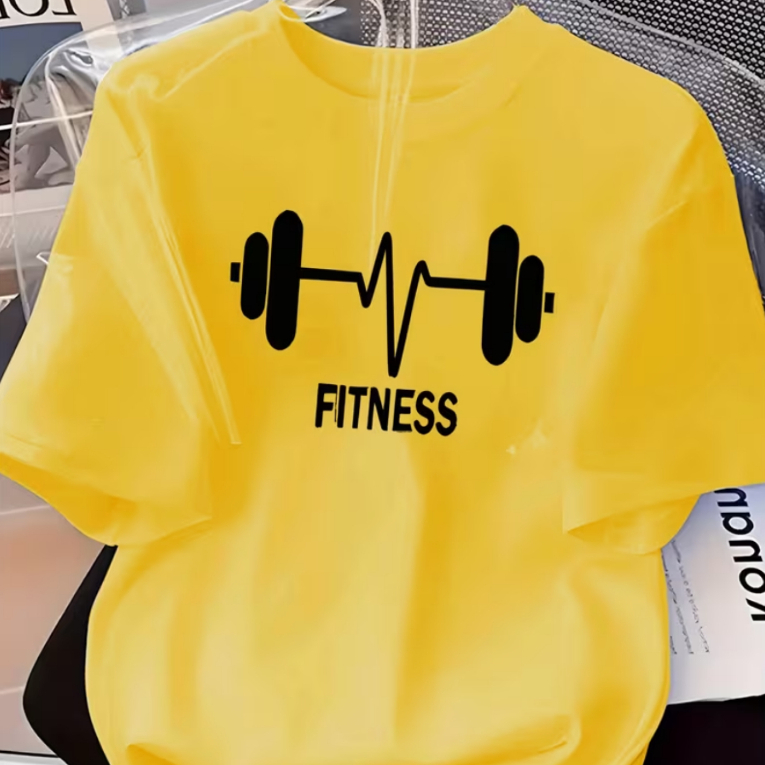Camisa Camiseta Feminina Fitness Academia Treino Estilosa Confortável Tendência 100% Algodão