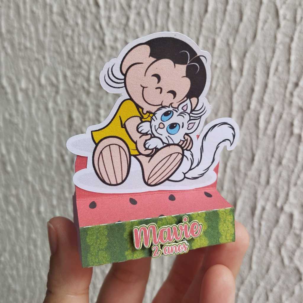 Porta bis duplo personalizado Magali | Lembrancinha Festa Infantil Casamento Formatura ABC