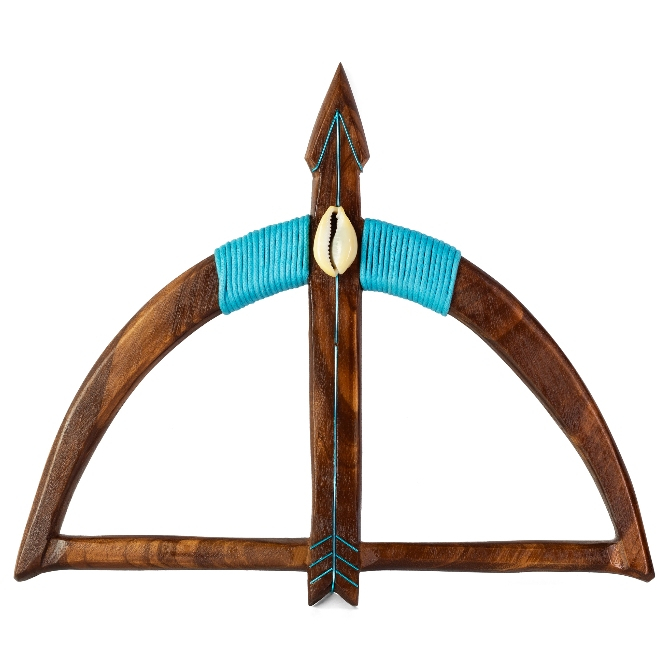 Ofá (Arco e Flecha) de Oxossi Turquesa