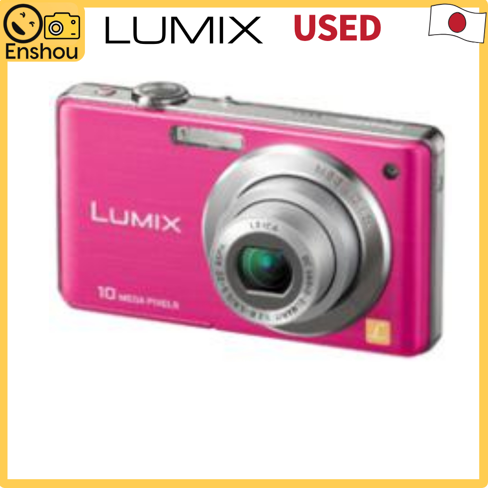 Do Japão [Usado] Panasonic Câmera Digital LUMIX FS7 Rosa DMC-FS7-P