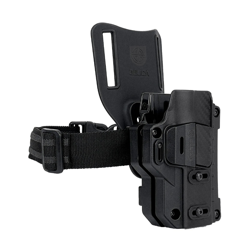 Coldre Infinity Bélica Mid Ride Universal Compatível com +100 Pistolas Glock Taurus CZ Sig Sauer