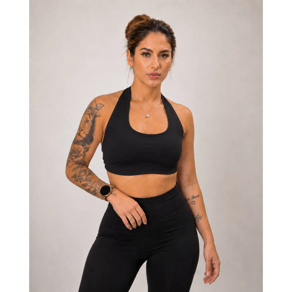 ✨ Top Frente Única Costas Nuas Premium – Estilo, Sustentação e Conforto para o seu Treino! ✨ — imagem 1