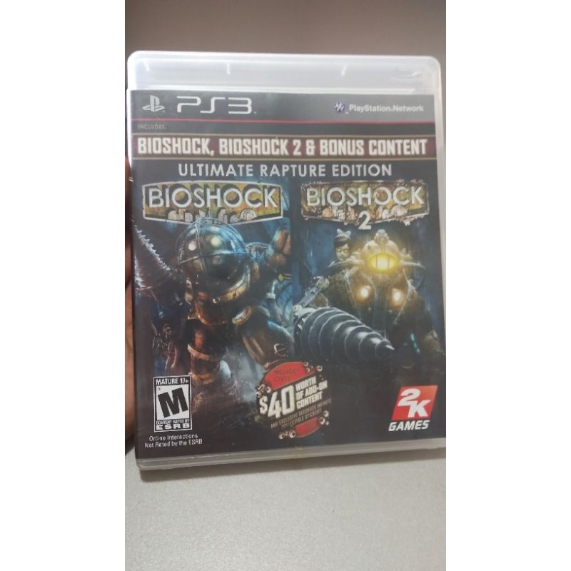 Bioshock , bioshock 2 bonus content iltimate rapture Edition ps3