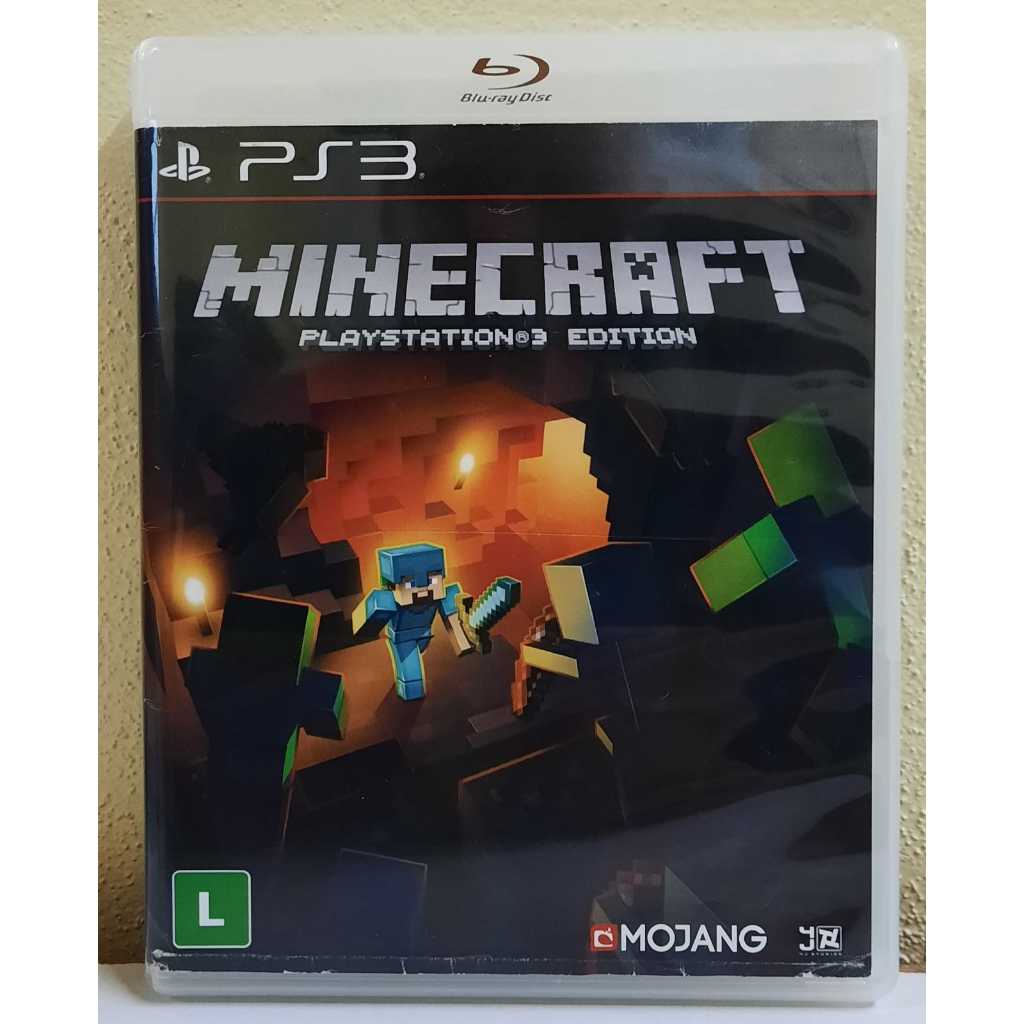 Minecraft Standard Edition Jogo Físico Sony Ps3
