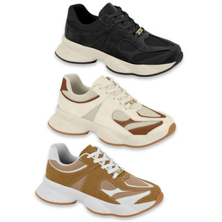 Tênis Feminino Vizzano Casual Chunky Sneaker Estiloso Super Confortável Macio Leve Original