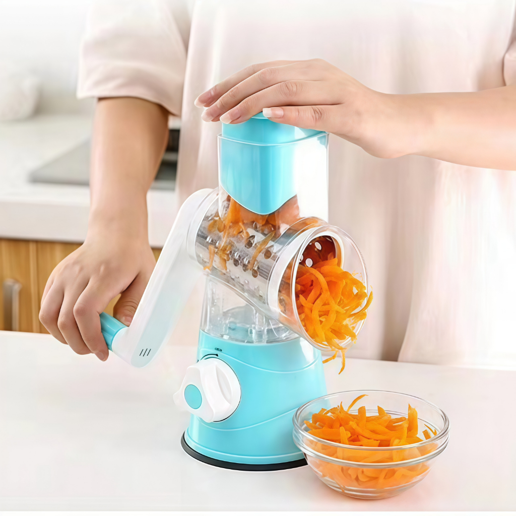 Tabletop Cortador Fatiador 3 Laminas Ralador Verdura Legumes Oferta promoção -U11