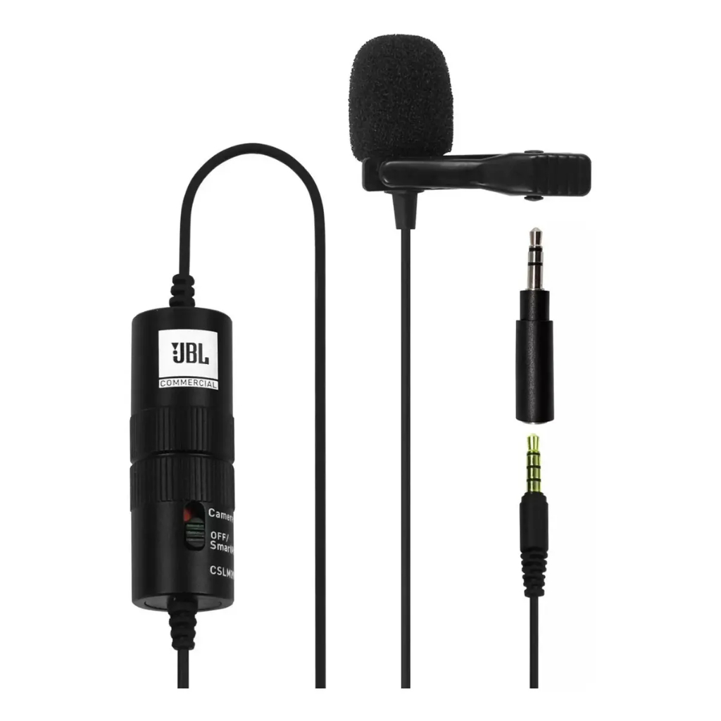 MICROFONE JBL LAPELA CSLM20B BATERIA P/PODCAST ONM
