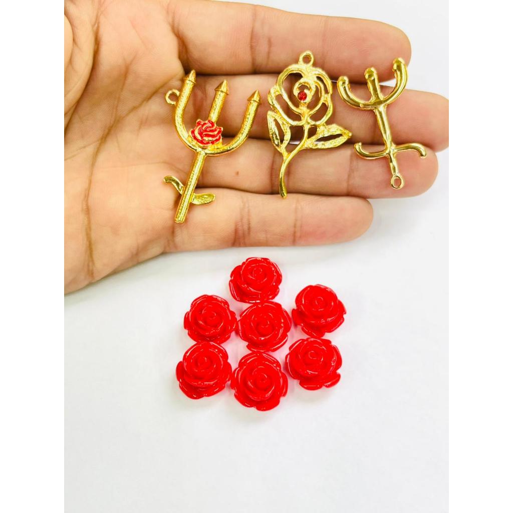 KIT Conjunto de Pingentes - Pomba Gira Flor