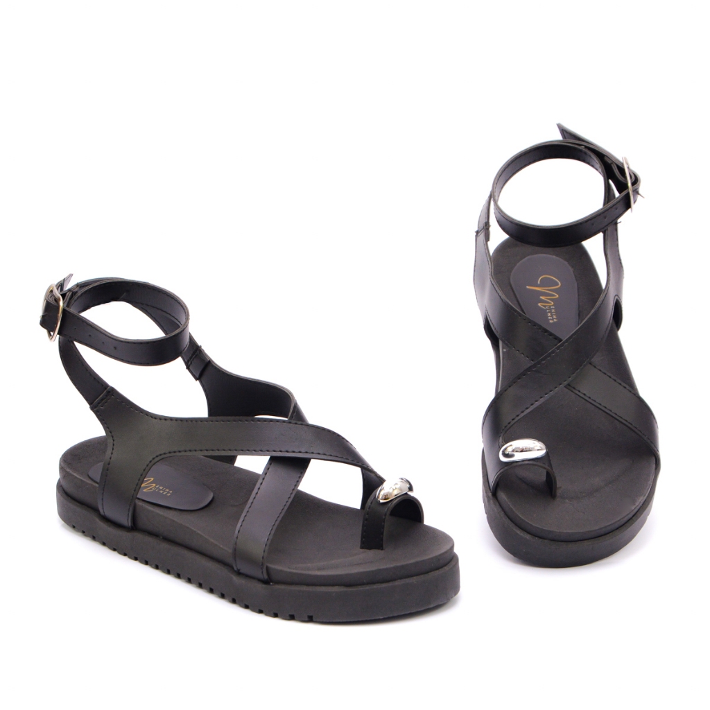 Papete Plataforma Flatform Trançada Sandália Birken Leve Confortável Ajustável Moderna Anatômica
