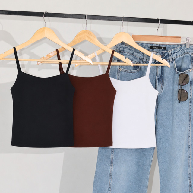 Kit 3 Cropped Feminino Regata Alcinha Suplex Premium Forro Duplo Sem Transparência Casual Verão