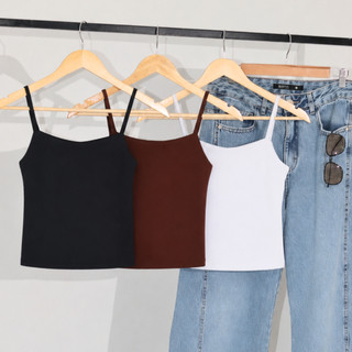 Kit 3 Cropped Feminino Regata Alcinha Suplex Premium Forro Duplo Sem Transparência Casual…
