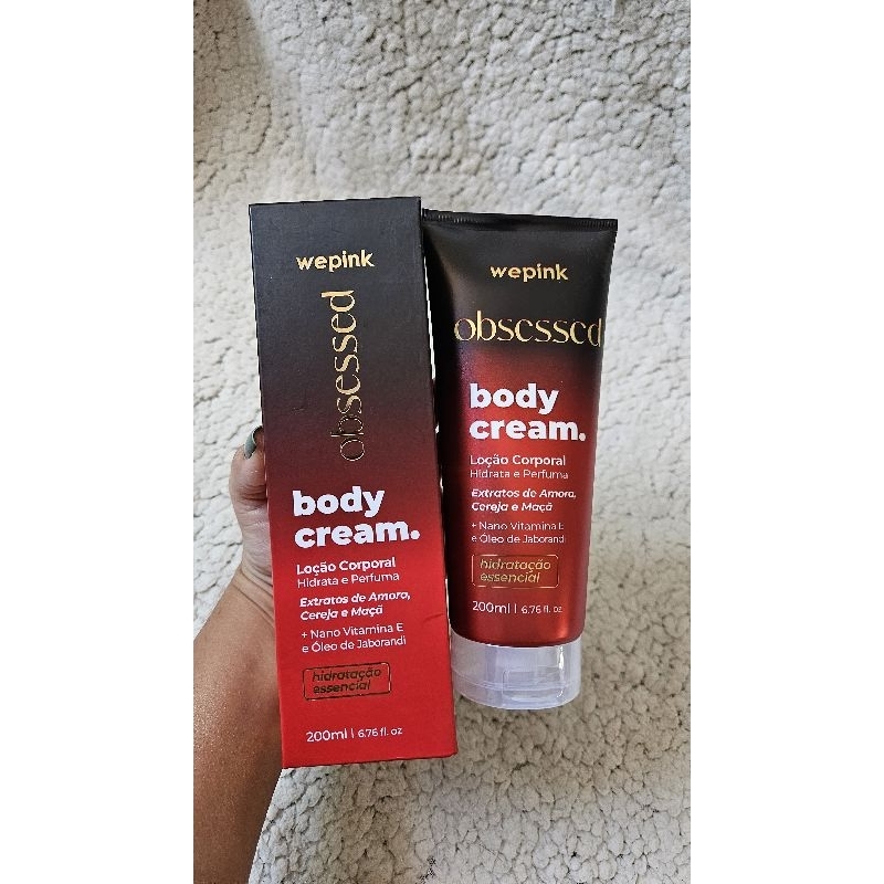 Original Hidratante corporal body cream wepin feminino obsessed red infinity, vf, perfect pear