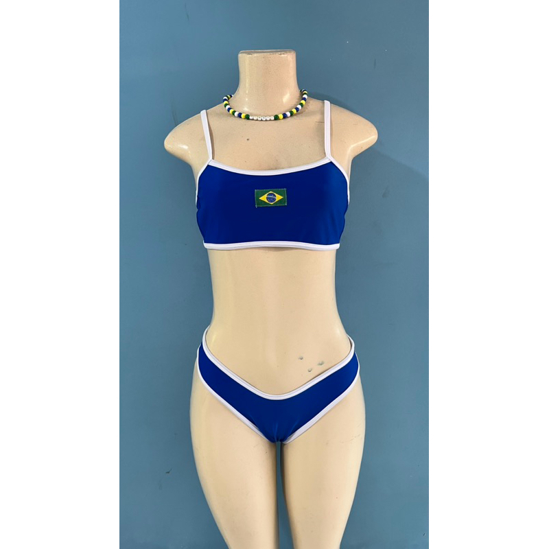 conjunto de cropete com calcinha sem bojo ,calcinha asa delta microfio com cropete com alça regulável e gancho  forrado