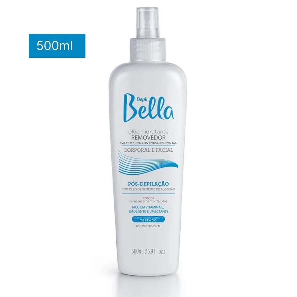 Óleo Removedor Pós Depilação Algodão 300ml - Hidratação Intensa e Remoção de Cera